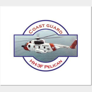 US Coastguard search and rescue Helicopter, Posters and Art